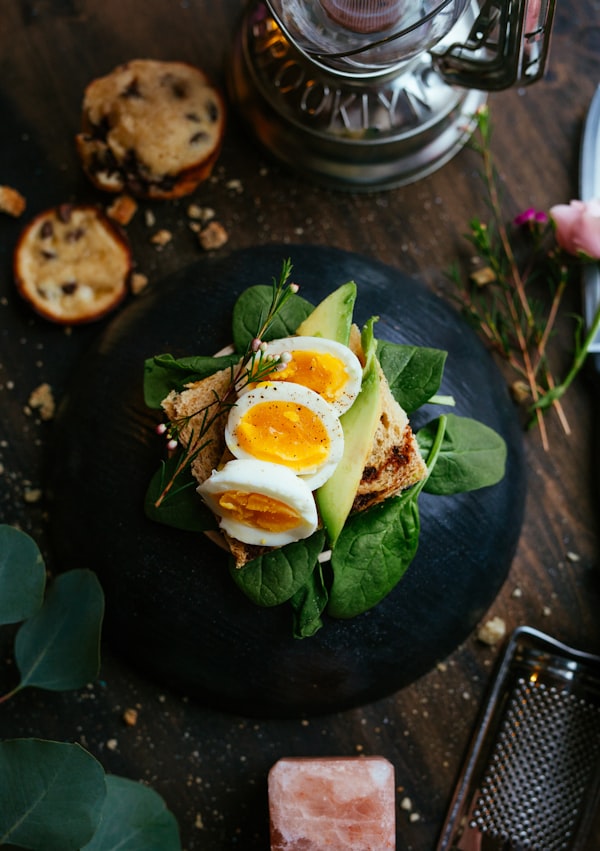 Avocado and egg toast